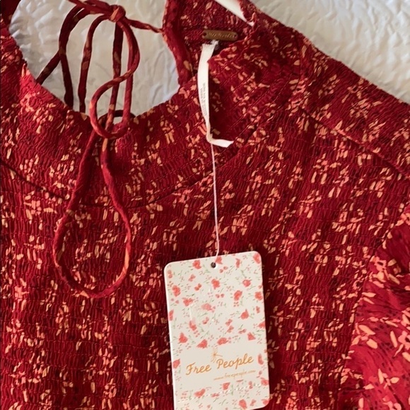 Free People Roma Printed Ruffle Blouse - Picture 7 of 9